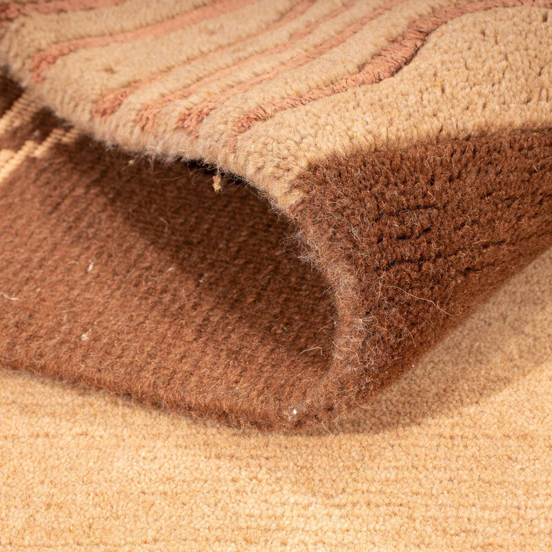 Nepal tapijt - 196 x 147 cm - lichtbruin