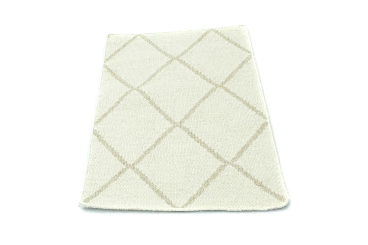 Kelim tapijt - Trendy - 90 x 60 cm - beige