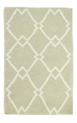 Kelim tapijt - Trendy - 90 x 60 cm - beige