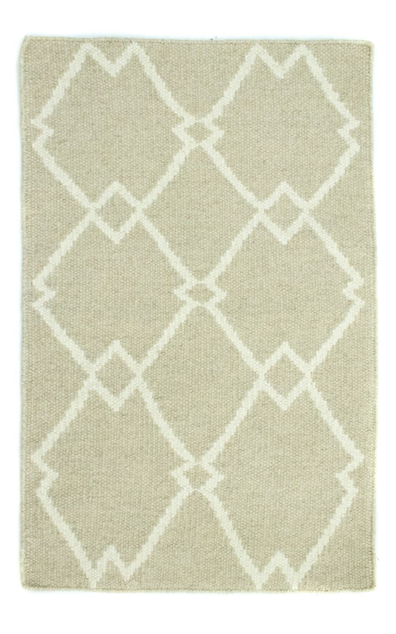 Kelim tapijt - Trendy - 90 x 60 cm - beige