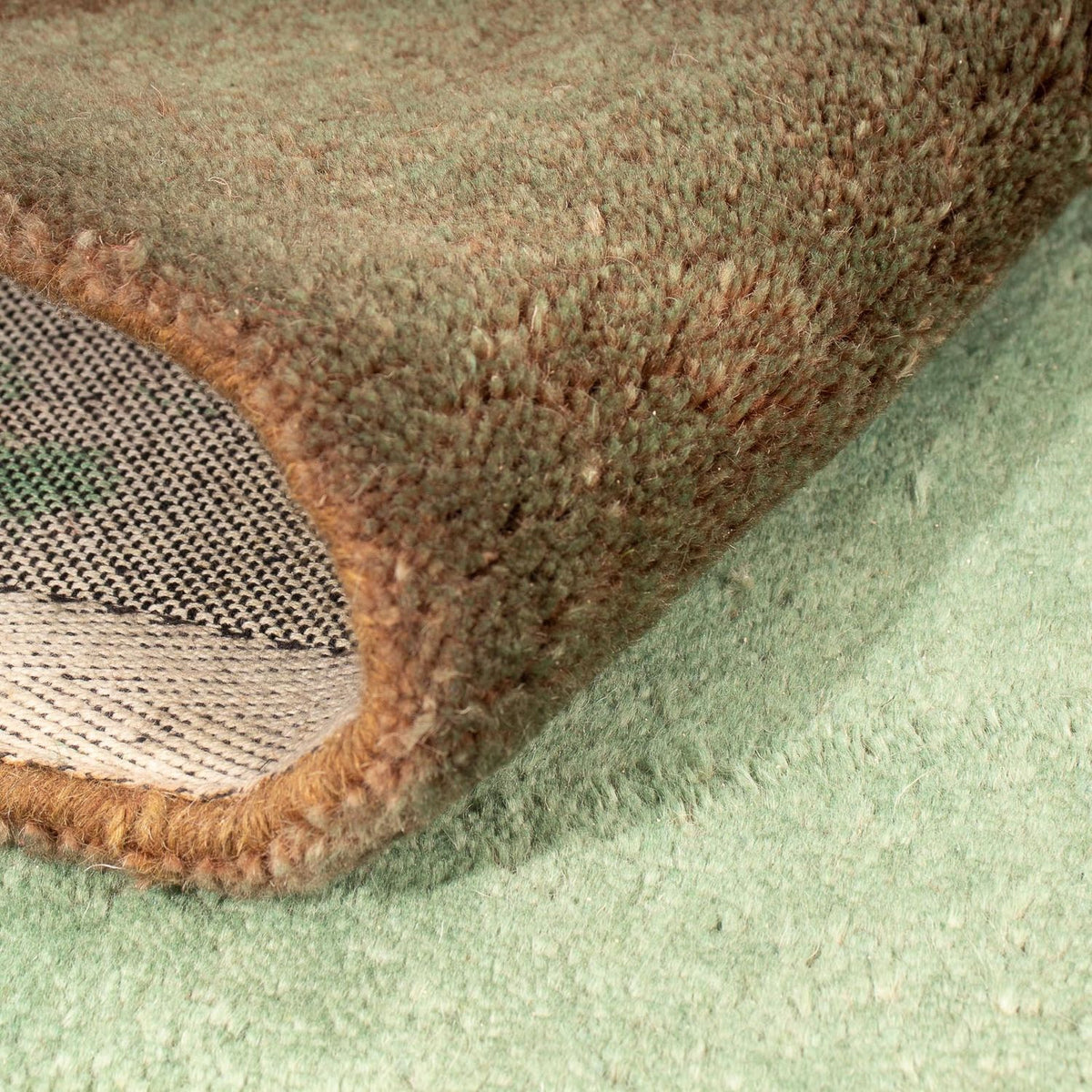 Wollen tapijt - 193 x 137 cm - groen