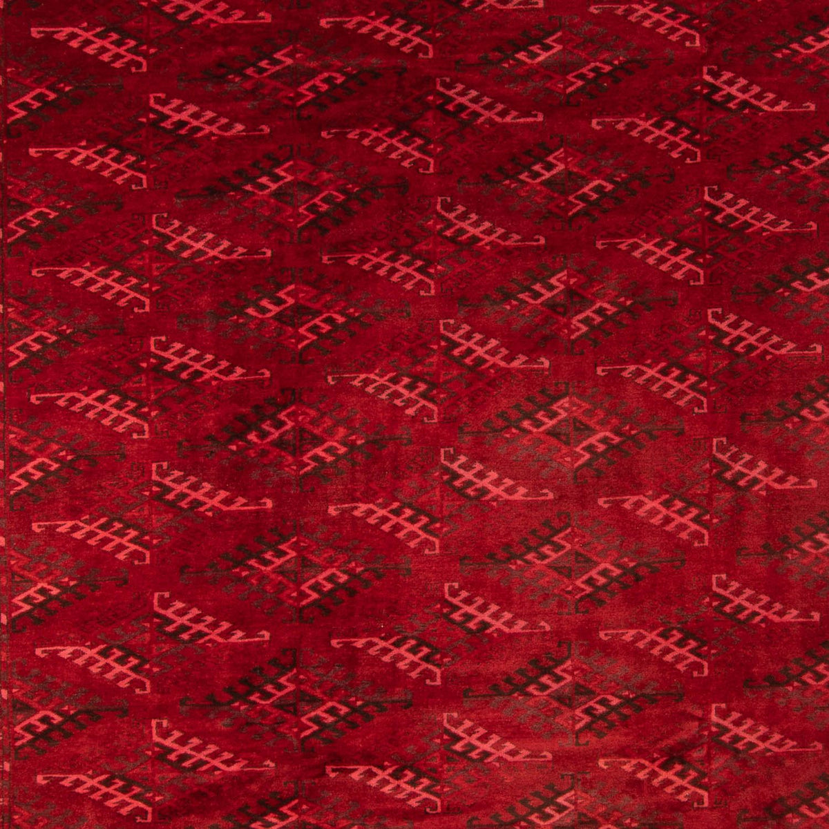 Afghaans tapijt - 323 x 279 cm - rood