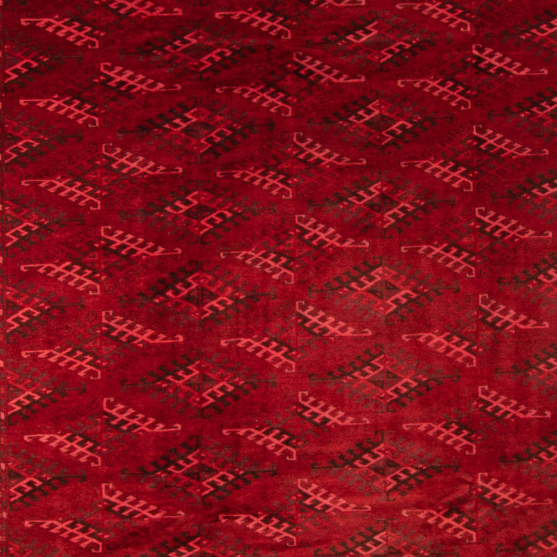 Afghaans tapijt - 323 x 279 cm - rood