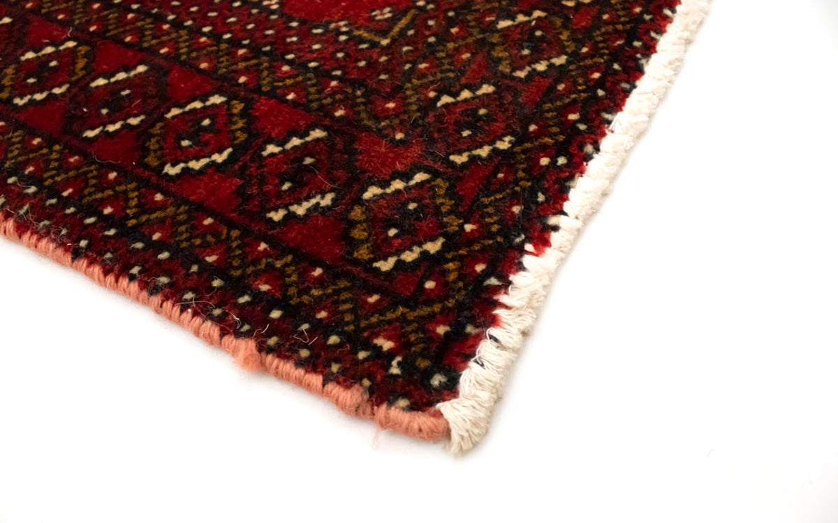 Turkaman tapijt - 130 x 60 cm - rood