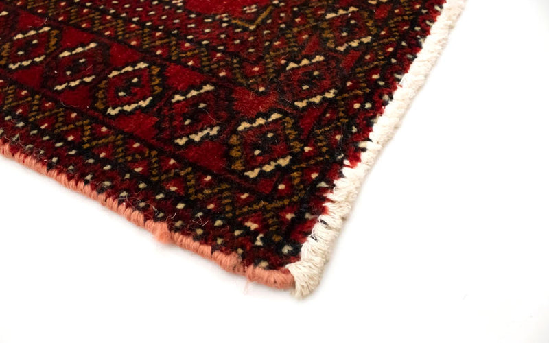 Turkaman tapijt - 130 x 60 cm - rood