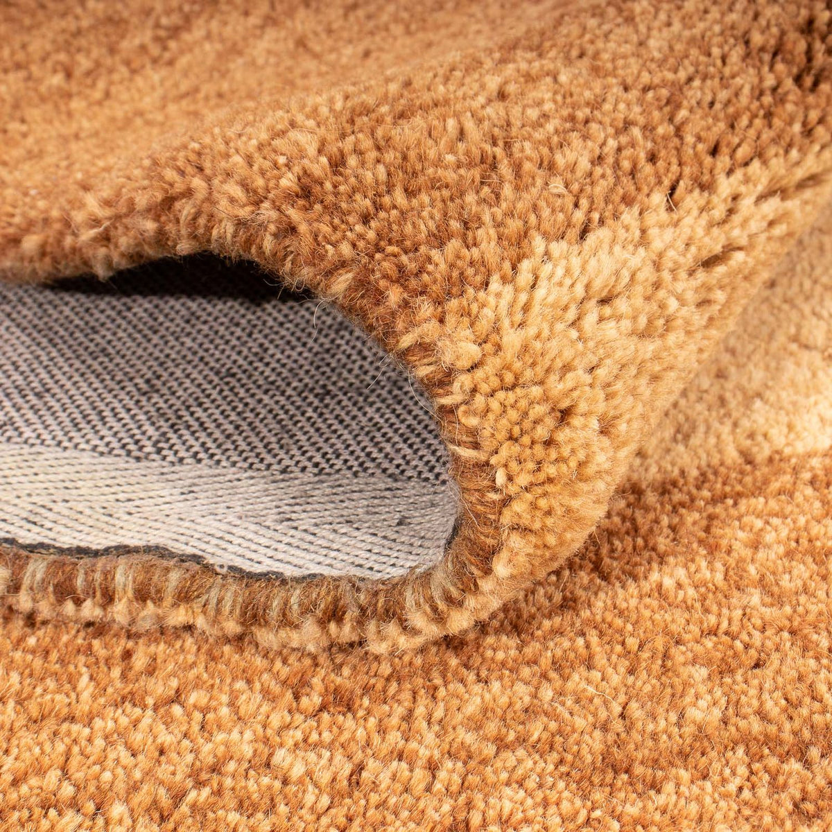 Wollen tapijt - 200 x 138 cm - bruin