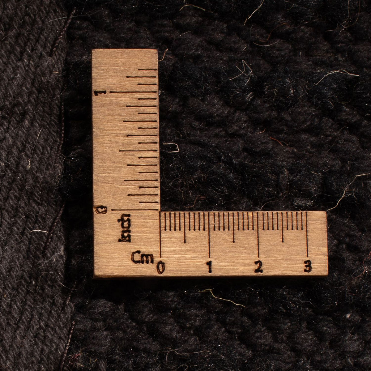 Hoogpolig tapijt - 216 x 150 cm - zwart