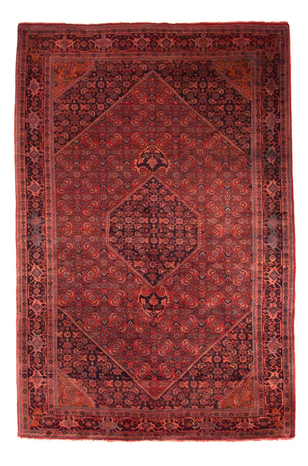 Perzisch tapijt - Bijar - Koninklijk - 327 x 220 cm - donkerrood