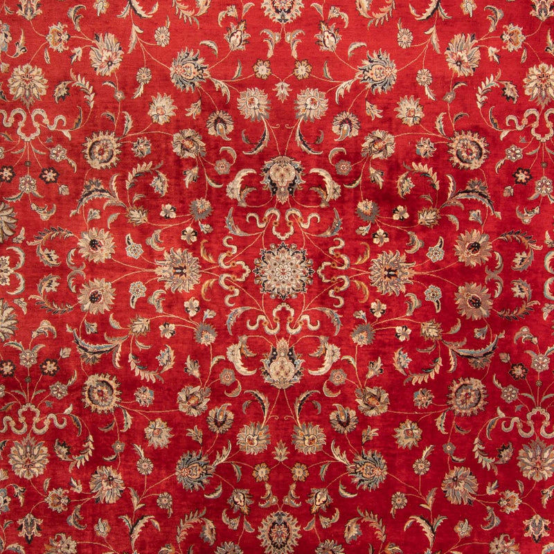 Oosters tapijt - Tabriz - 363 x 280 cm - donkerrood