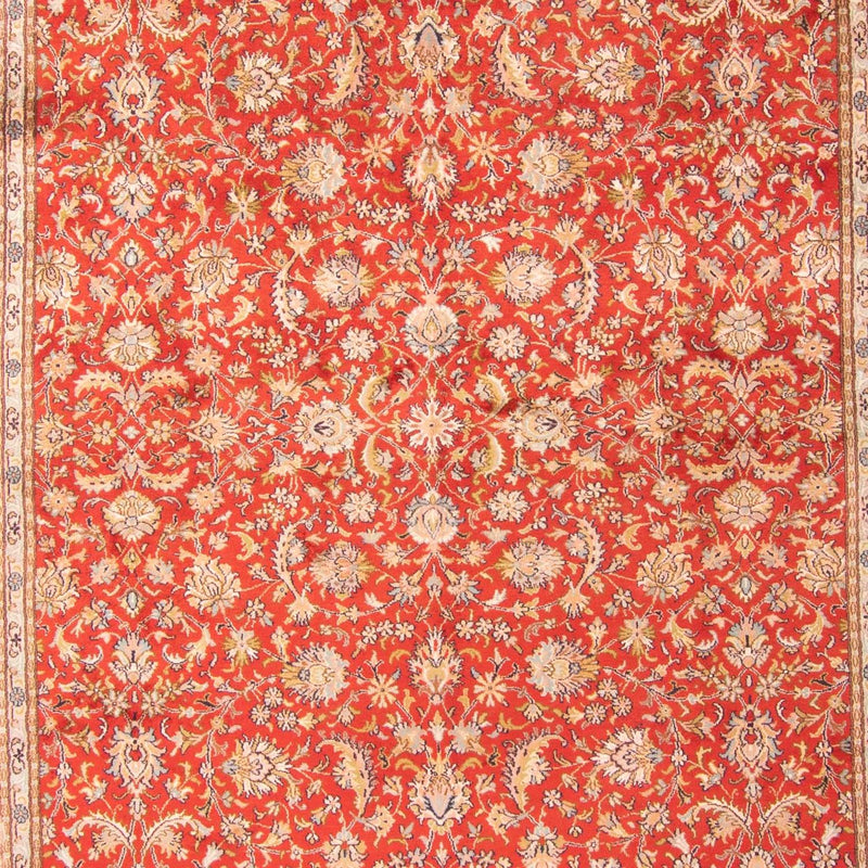 Zijden tapijt - Kashmir Silk - 277 x 186 cm - rood