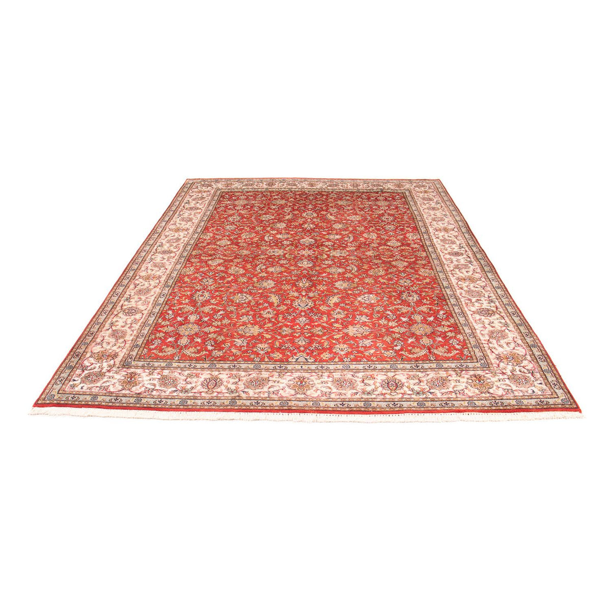 Zijden tapijt - Kashmir Silk - 277 x 186 cm - rood