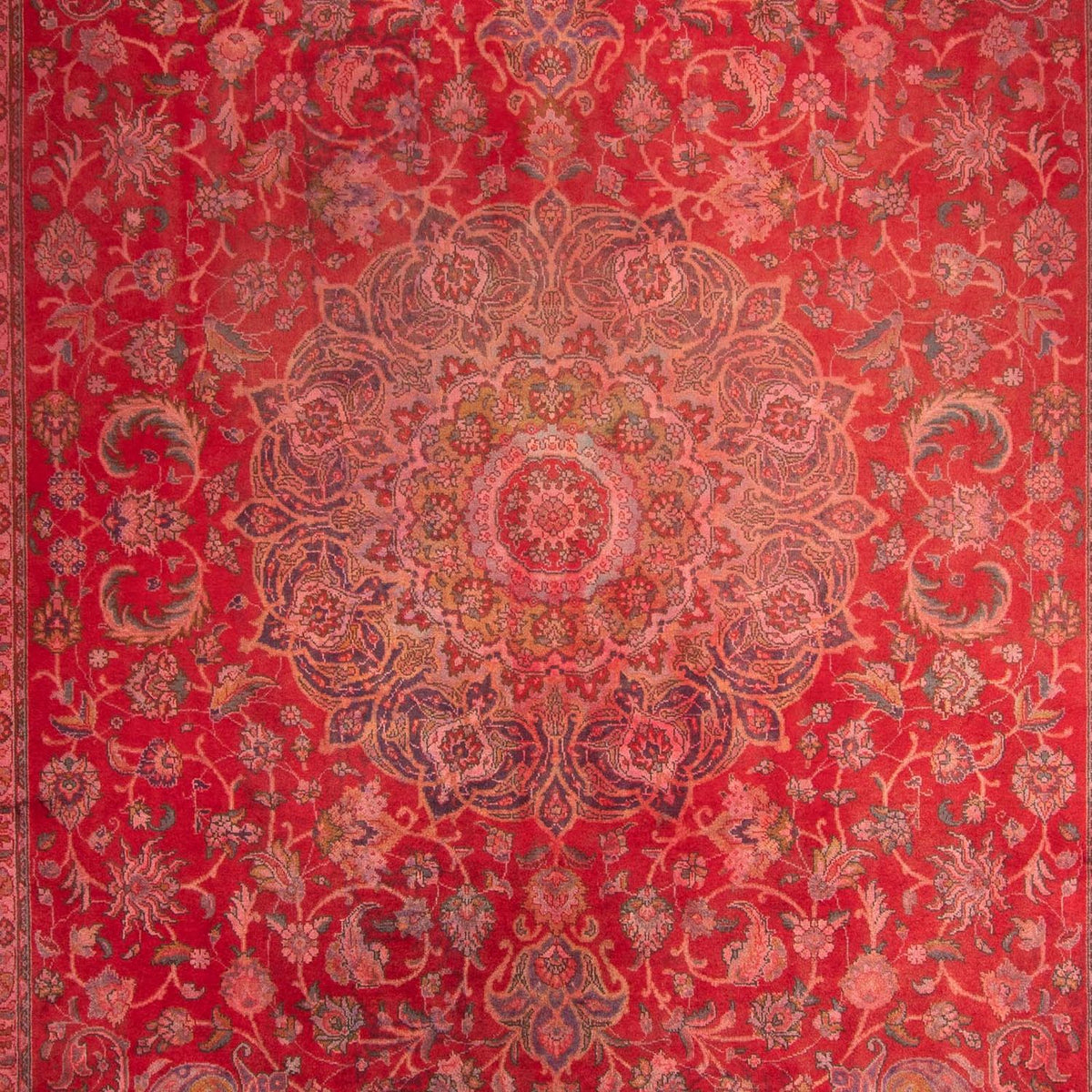Perzisch tapijt - Klassiek - 399 x 295 cm - donkerrood