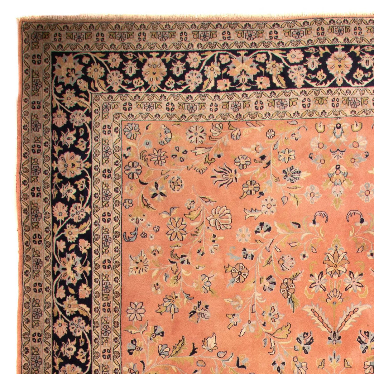 Perzisch tapijt - Nain - Koninklijk - 385 x 295 cm - licht rood