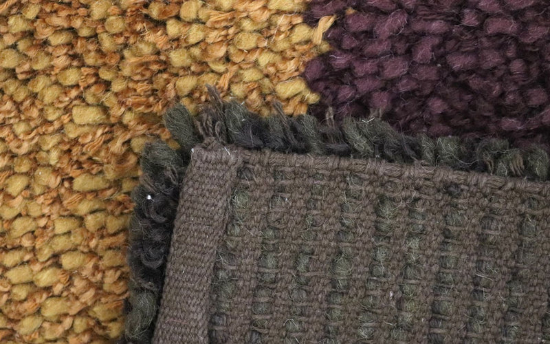 Hoogpolig tapijt - 153 x 96 cm - veelkleurig