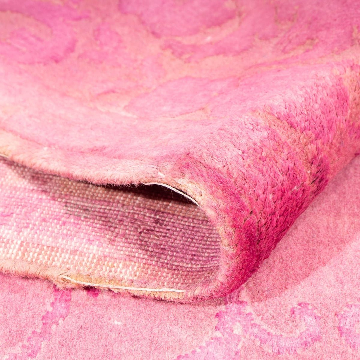 Viscose tapijt - 323 x 200 cm - roze