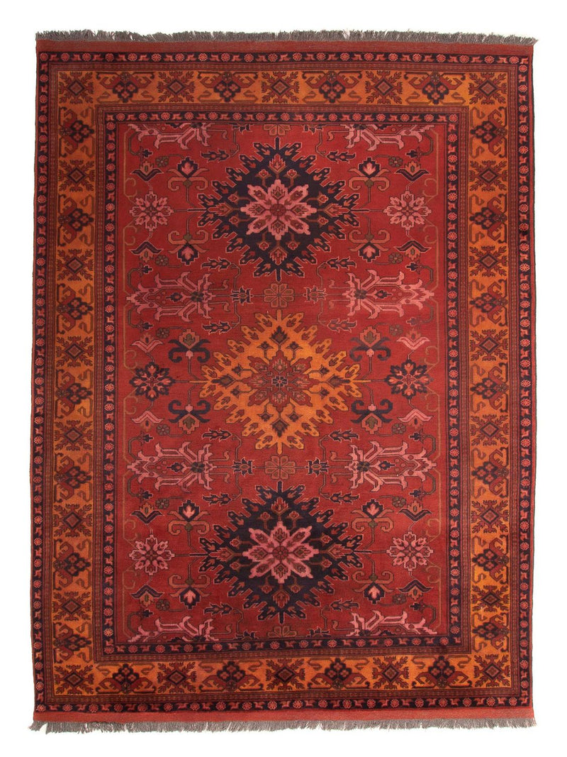 Afghaans tapijt - Hatshlu - 313 x 210 cm - donkerrood