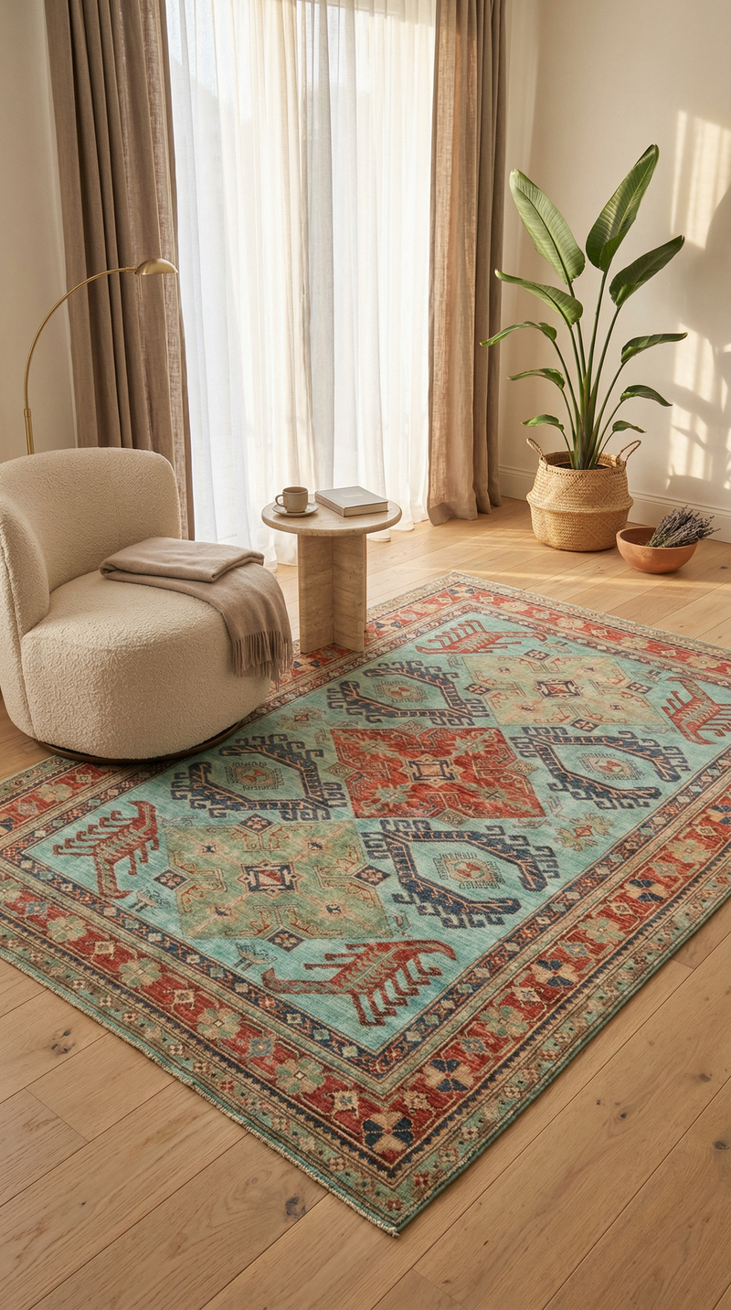 Kazak Tapijt 267x186cm - Oosters Tapijt