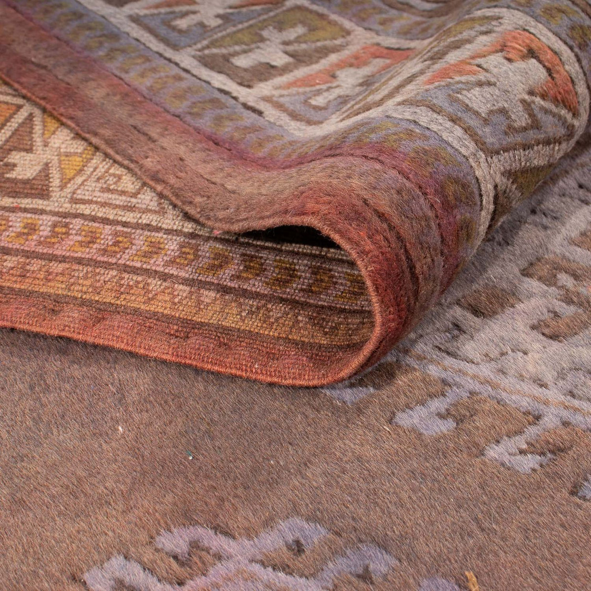 Pakistaans tapijt - 285 x 200 cm - donkerbruin