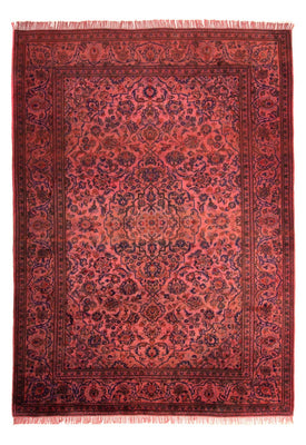 Perzisch tapijt - Keshan - 348 x 240 cm - licht rood