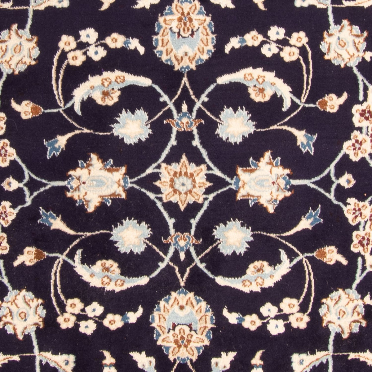 Perzisch tapijt - Nain - Koninklijk - 383 x 286 cm - donkerblauw