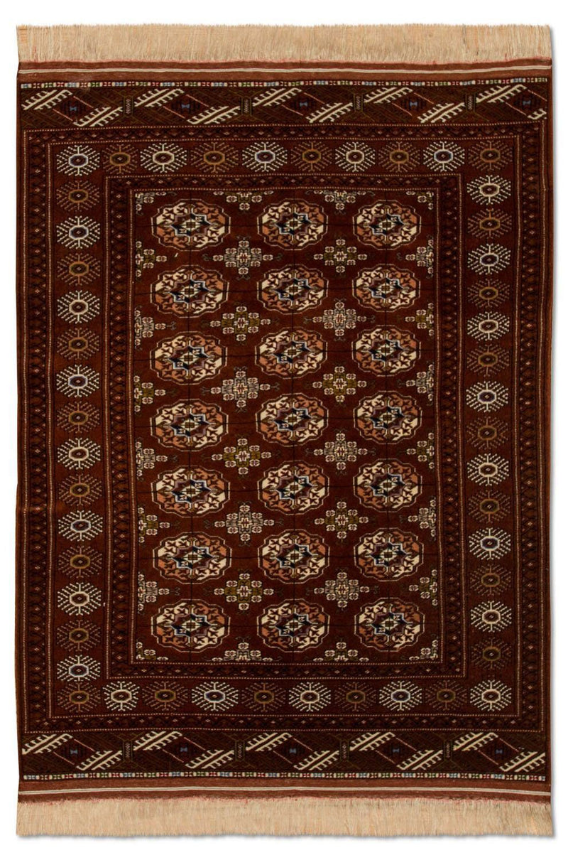 Turkaman tapijt - 154 x 103 cm - bruin