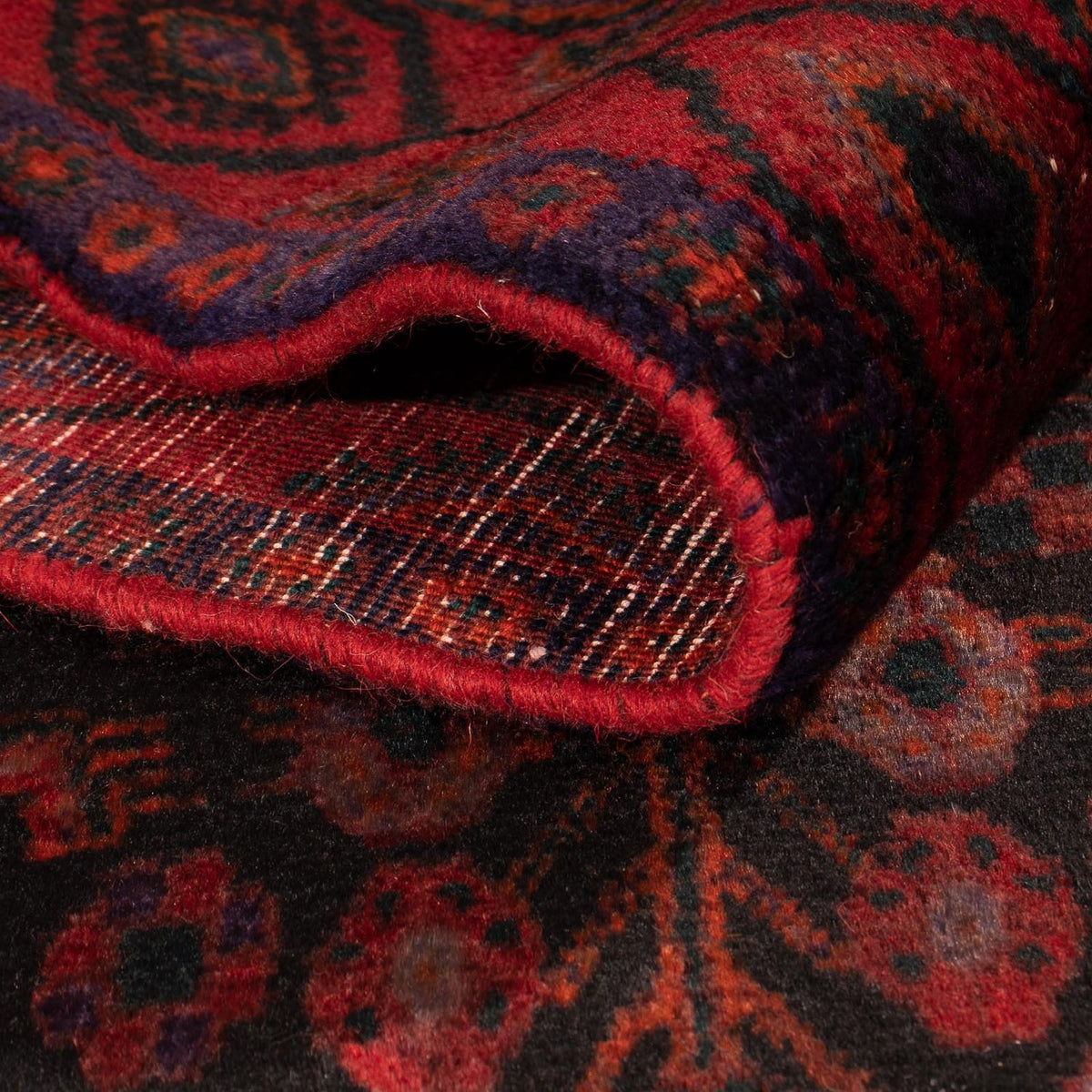 Loper Perzisch Tapijt - Nomadisch - 380 x 146 cm - donkerblauw