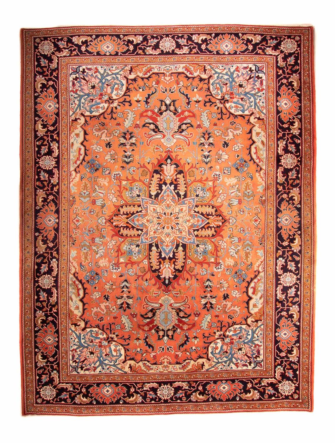 Perzisch tapijt - Tabriz - Royal - 400 x 300 cm - roest