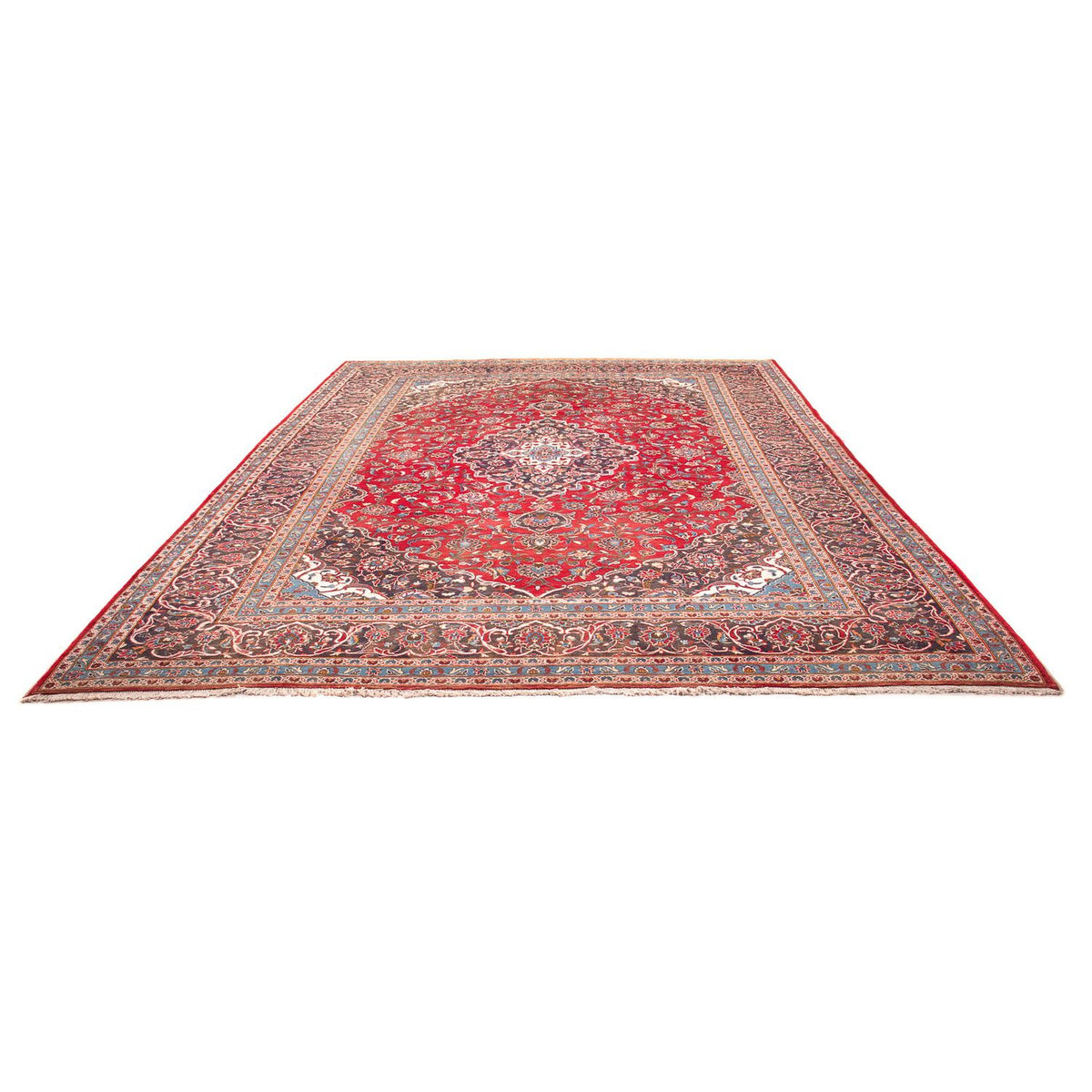 Perzisch tapijt - Keshan - 401 x 291 cm - rood