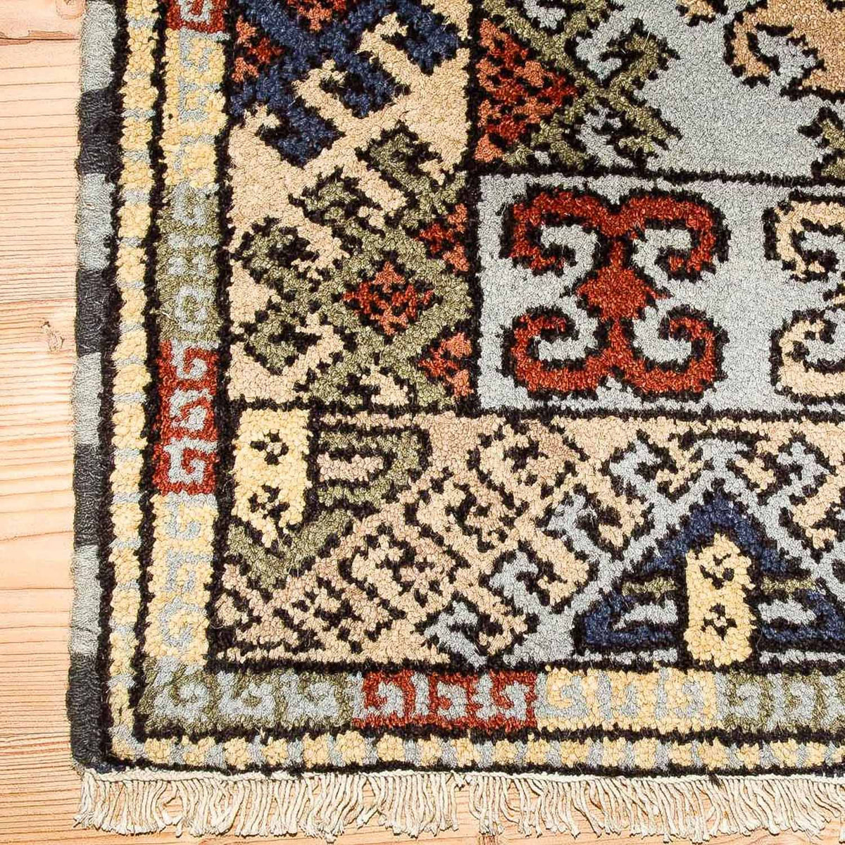 Oosters Tapijt - 151 x 92 cm - lichtblauw