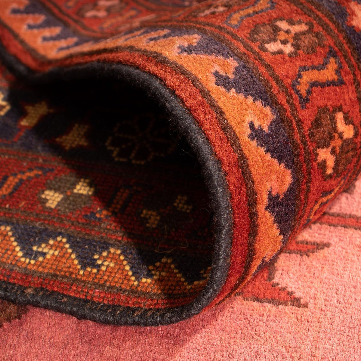 Afghaans tapijt - Hatshlu - 396 x 306 cm - donkerrood