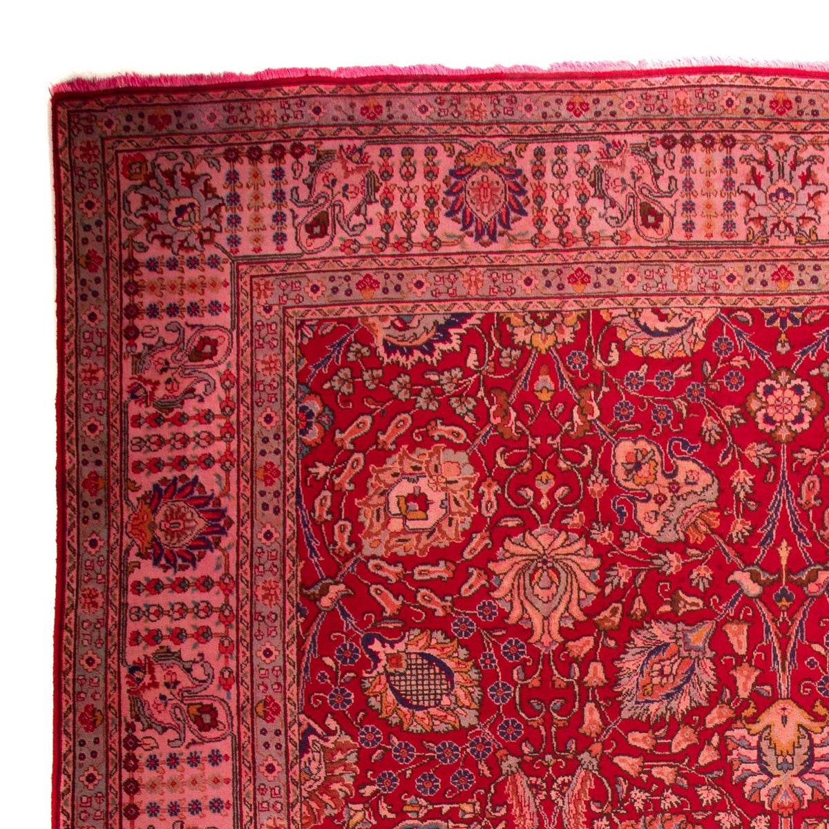 Perzisch tapijt - Tabriz - 380 x 300 cm - donkerrood