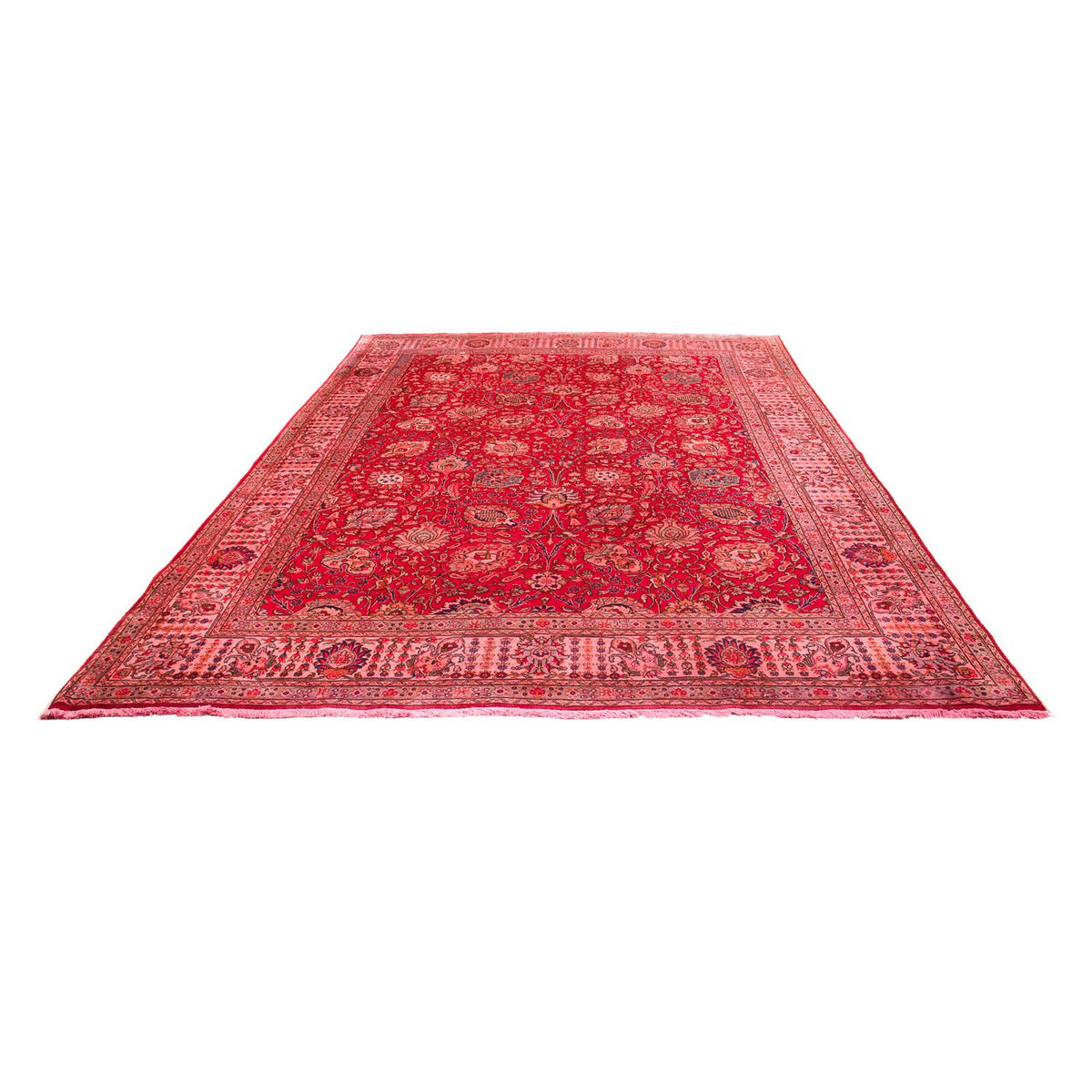 Perzisch tapijt - Tabriz - 380 x 300 cm - donkerrood