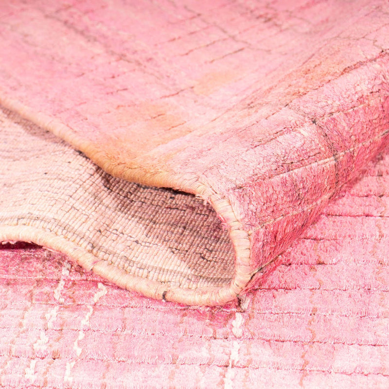 Viscose tapijt - 306 x 230 cm - roze