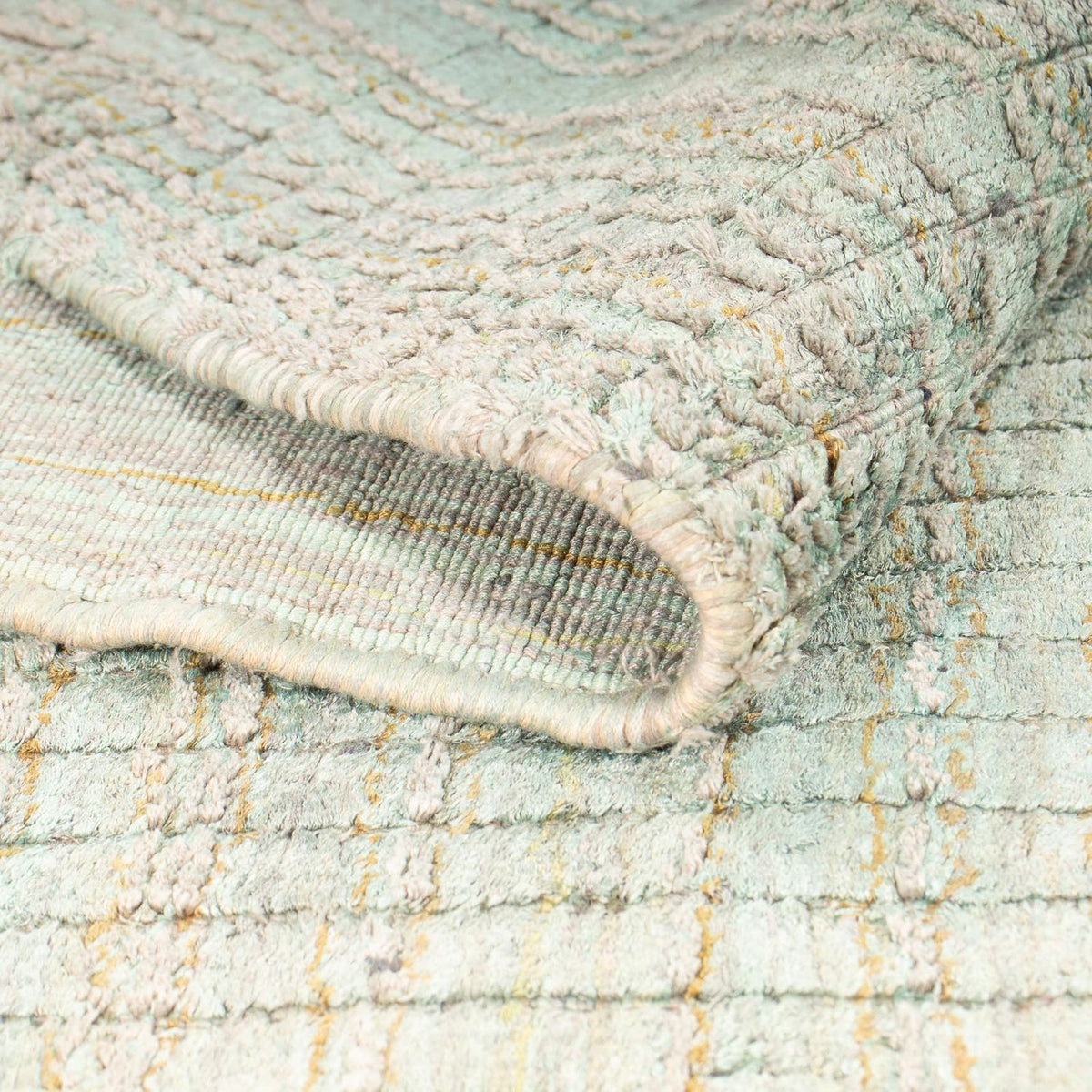 Viscose tapijt - 310 x 230 cm - groen