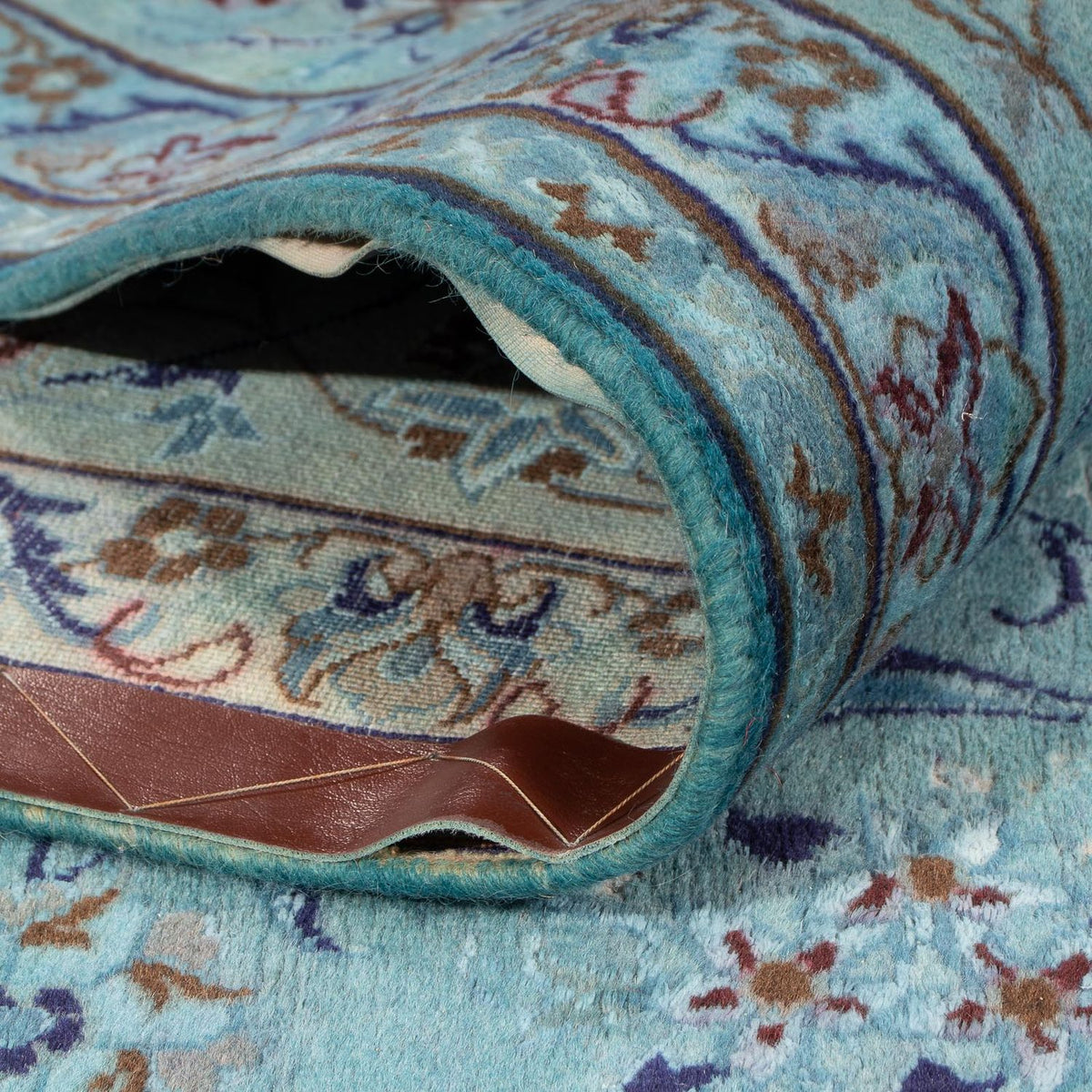 Perzisch tapijt - Nain - Koninklijk - 350 x 250 cm - lichtblauw