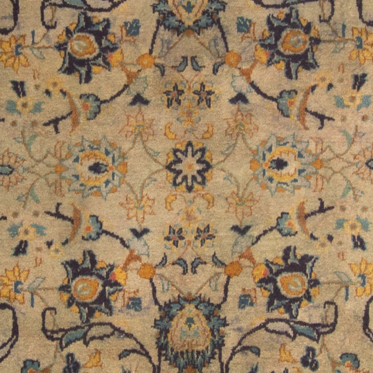 Perzisch tapijt - Keshan - 330 x 240 cm - lichtbruin