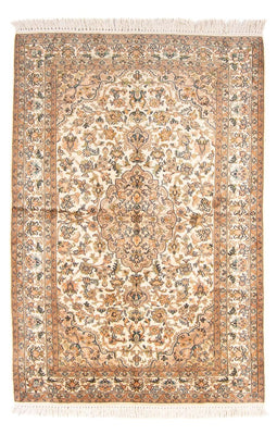 Zijden tapijt - Kashmir Silk - 150 x 96 cm - crème