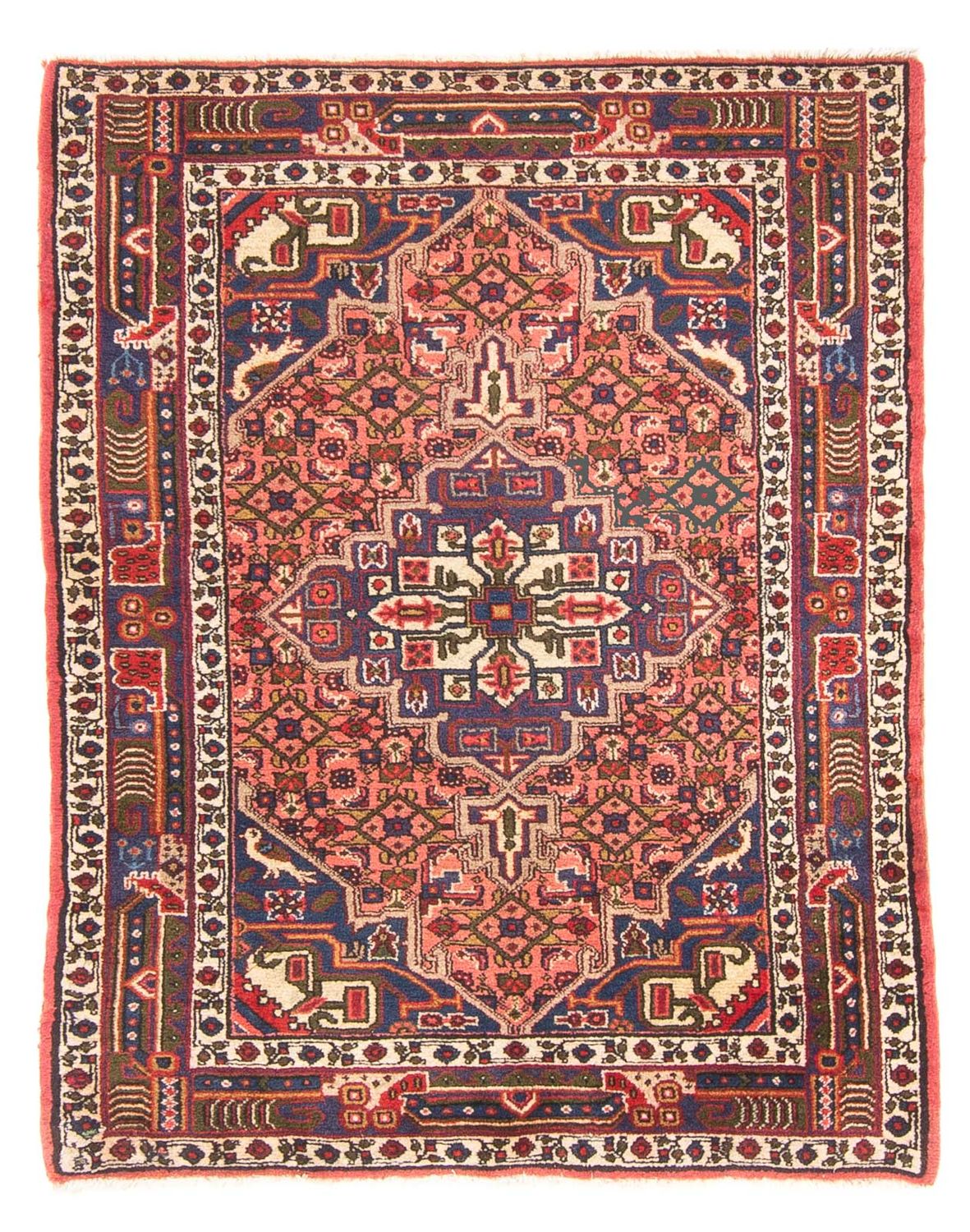 Perzisch Tapijt - Nomadisch - 156 x 103 cm - rood