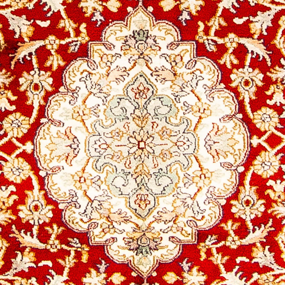 Zijden tapijt - Kashmir Silk - 186 x 129 cm - rood