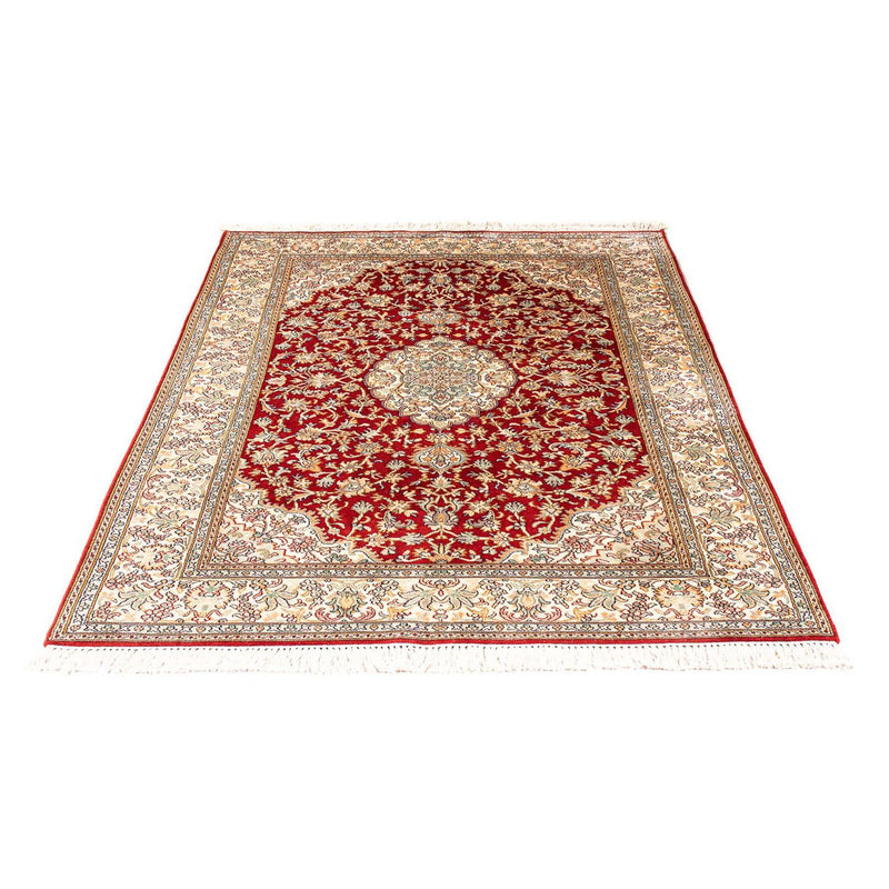 Zijden tapijt - Kashmir Silk - 186 x 129 cm - rood