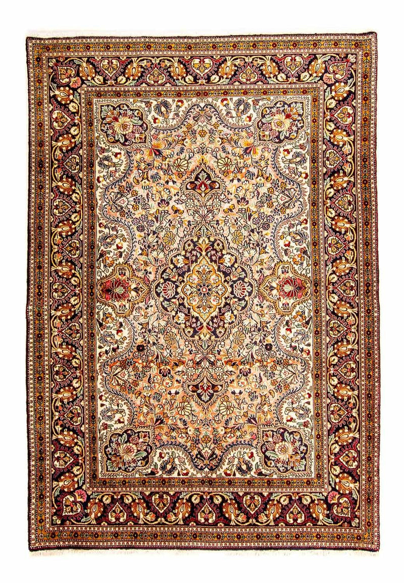 Perzisch tapijt - Ghom - 206 x 142 cm - beige