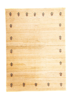 Gabbeh Tapijt - Loribaft Perzisch - 199 x 141 cm - licht beige