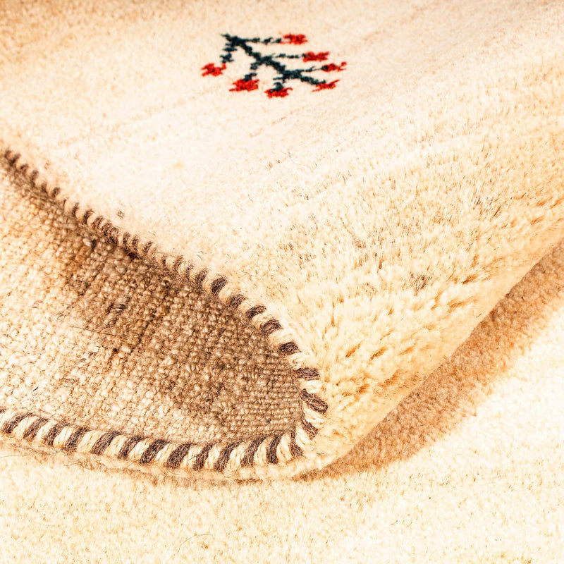 Gabbeh Tapijt - Loribaft Perzisch - 199 x 141 cm - licht beige