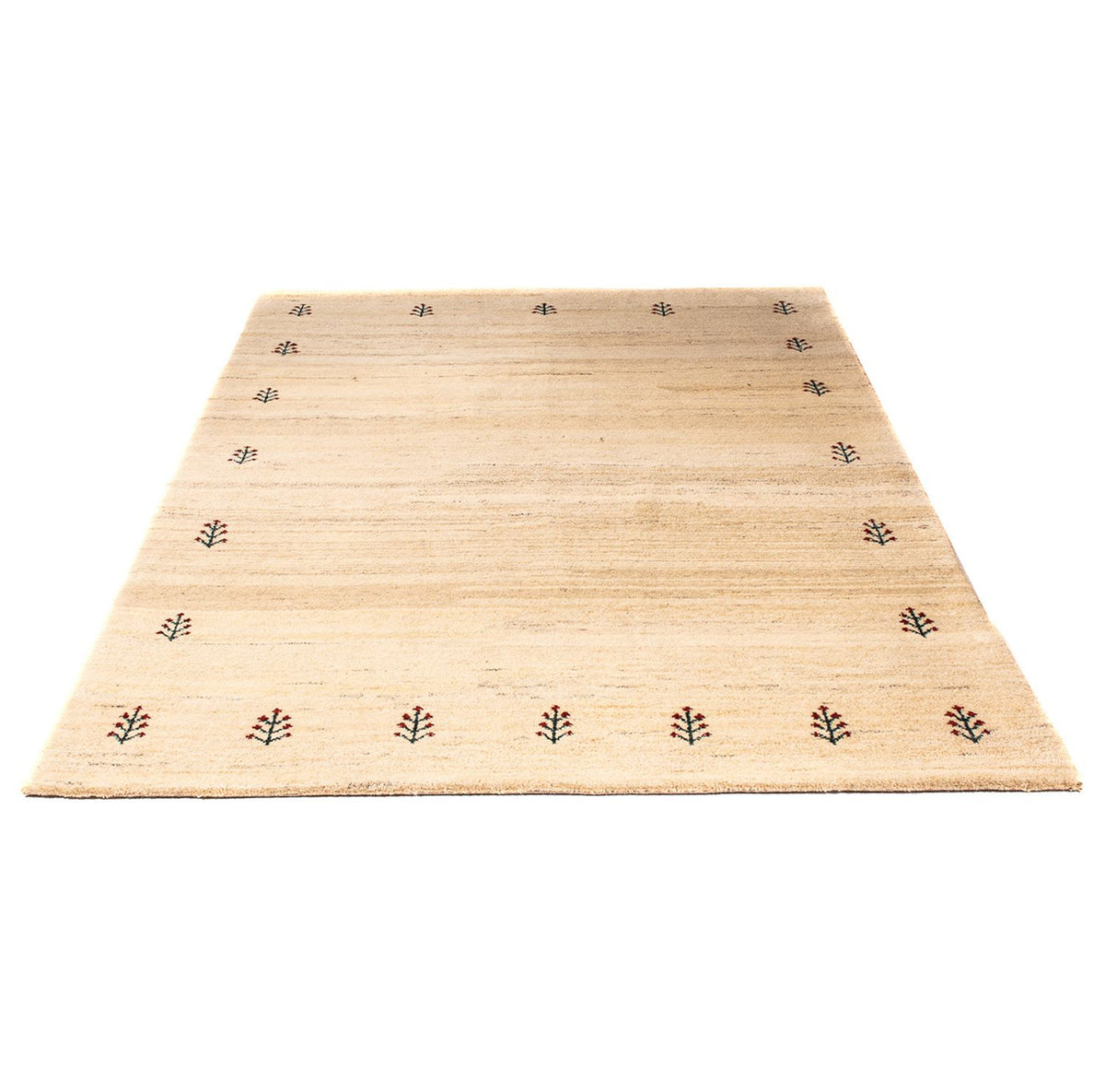 Gabbeh Tapijt - Loribaft Perzisch - 199 x 141 cm - licht beige