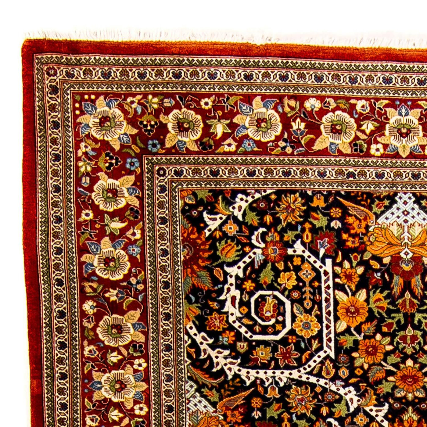 Qom Tapijt 216x116cm - Perzisch tapijt