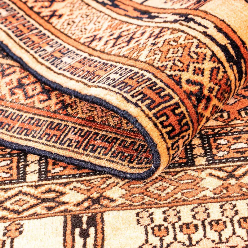 Zijden tapijt - Afghaanse zijde - 173 x 126 cm - goud