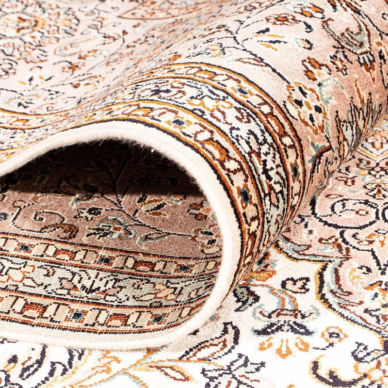 Zijden tapijt - Kashmir Silk - 307 x 243 cm - beige