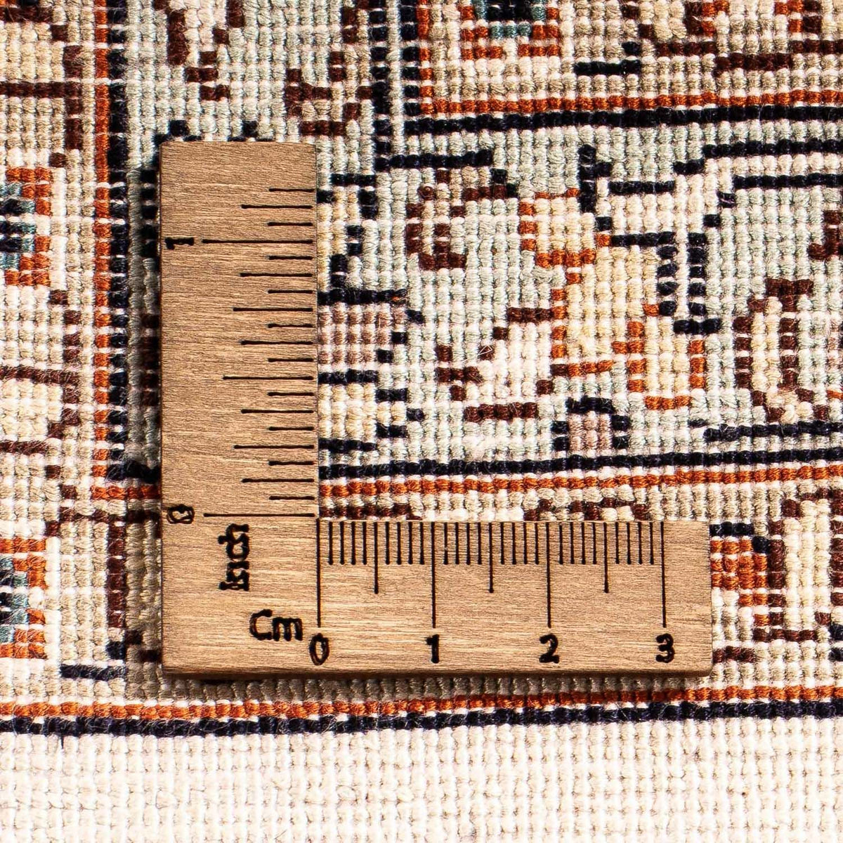 Zijden tapijt - Kashmir Silk - 307 x 243 cm - beige