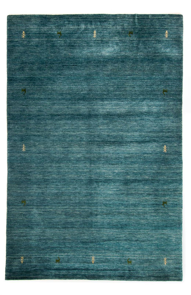 Gabbeh tapijt - Indus - 300 x 200 cm - blauw