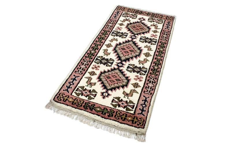 Oosters Tapijt - 140 x 70 cm - beige